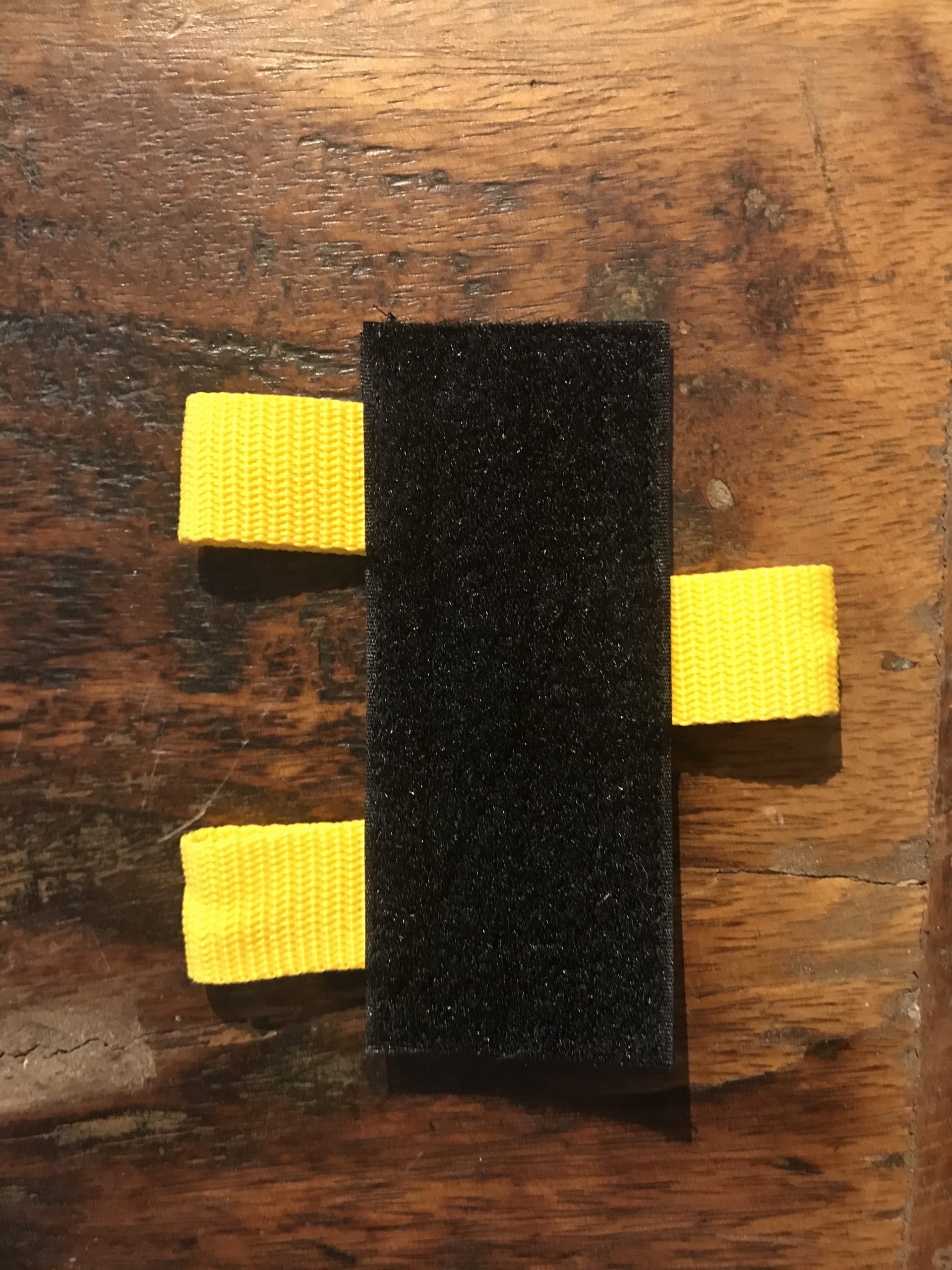 Porte-gants pompier strap jaune