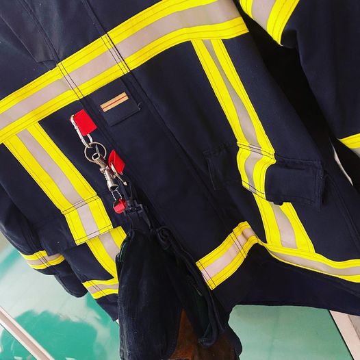 Scratch pompier porte-gants avec bande réfléchissante