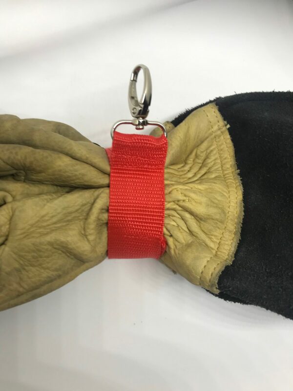 Porte-gants pompier strap rouge – Image 3