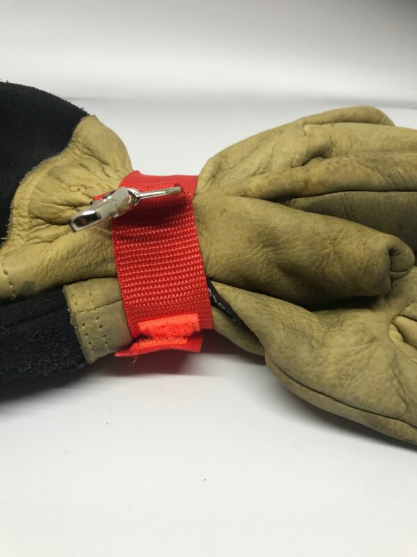 Porte-gants pompier strap rouge – Image 4