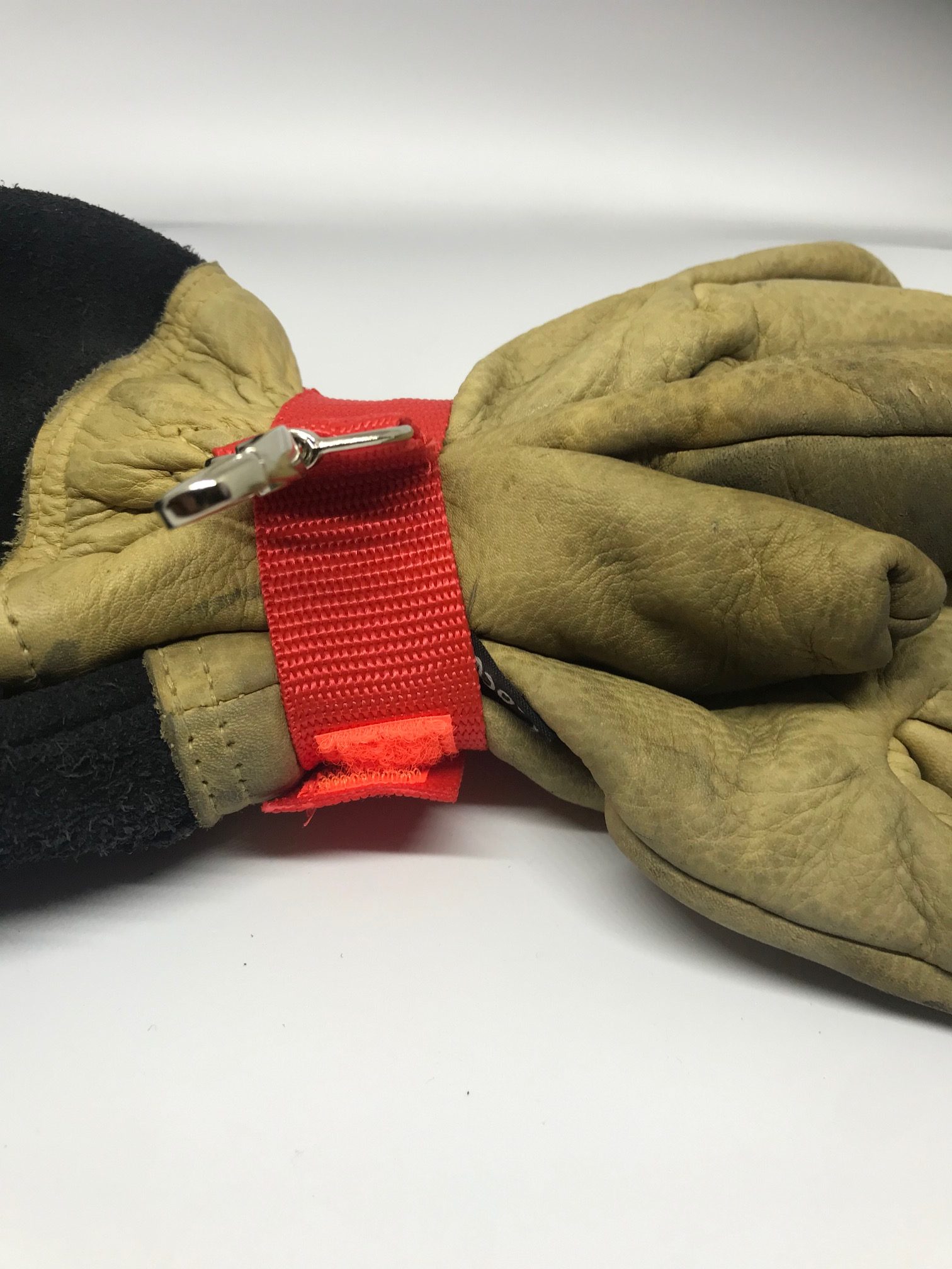 2 pièces de sangle de gant de pompier porte-gants de sécurité clips de gants  pour pompier gant de travail de police