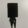 Scratch avec mousqueton tactique noir pour veste pompier