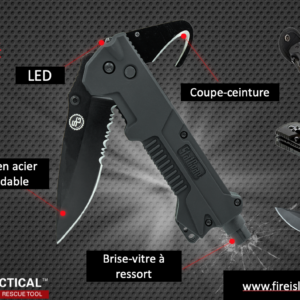 Couteau de Secours StatGear T3 Tactical Rescue Tool