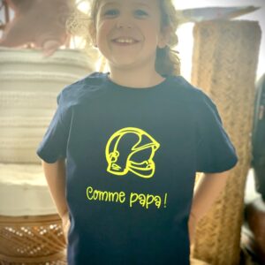 T-shirt enfant "Comme papa !" "Comme maman !"