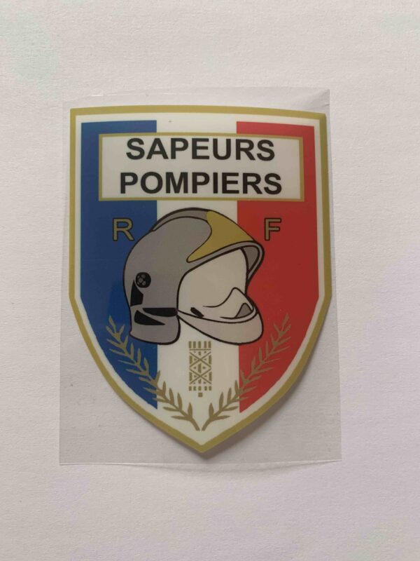 Autocollant sapeur-pompier pour pare-brise