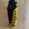 Couteau pompier Noir et doré – Image 2