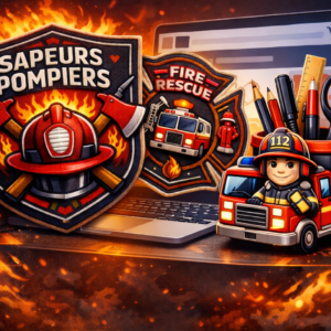 Ecussons et porte-crayons