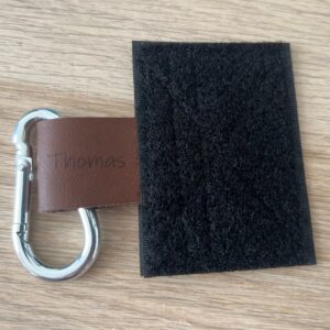 Scratch un anneau en cuir, avec marquage personnalisé